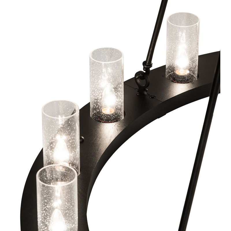 Lustre 54 lumières à deux niveaux 54 po de large Loxley