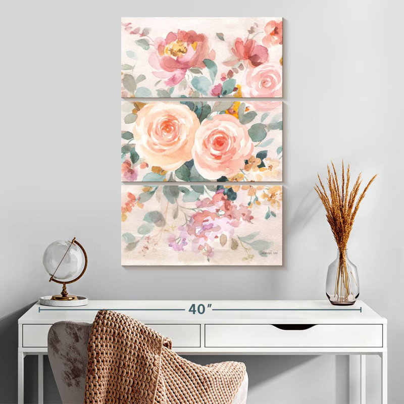 Harnek - floraison de septembre II, H 32 po x l 20 po