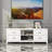 70.8'' W TV Stand With 4-Drawers And 2-Open Shelves-372761279