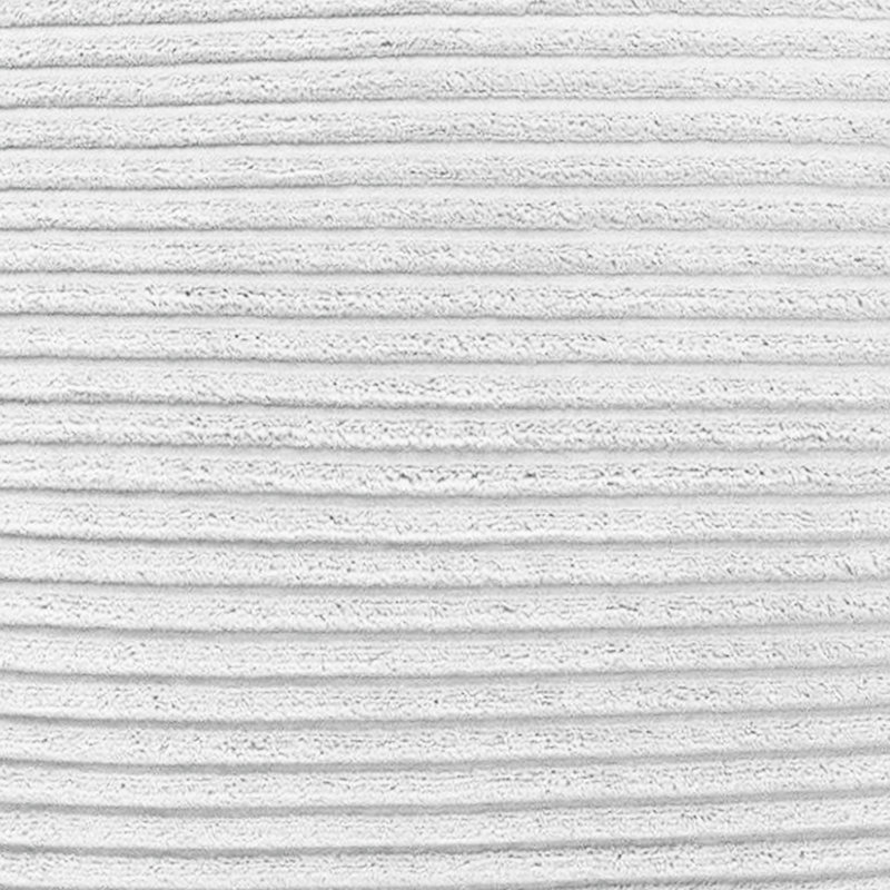 Striped Square Euro Cushion Cover, White