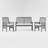Acacia 4 - Person Patio Conversation Set with Cushions-223361116