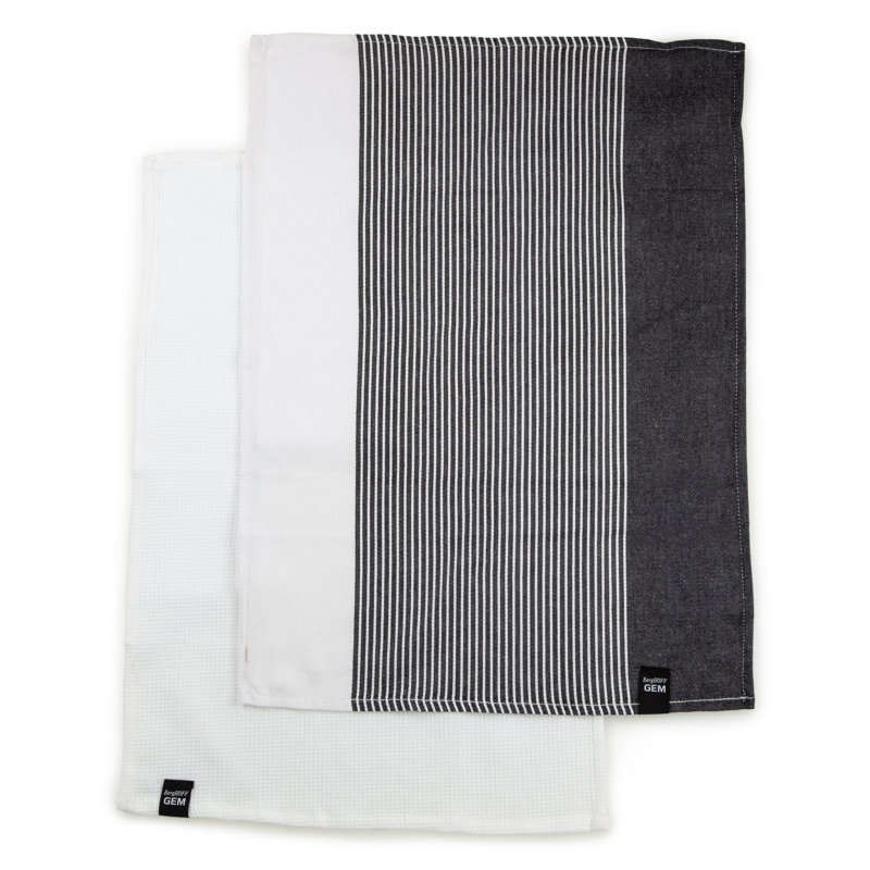 BergHOFF GEM 2pc Cotton Tea Towel Set, Multicolor