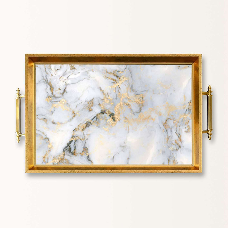 Élégant plateau de service en verre 19,7 x 11,4 x 1,4 pouces | 100% verre de haute qualité | Parfait pour recevoir et servir | Conception élégante et fonctionnelle pour la maison et les fêtes | Durable et facile à nettoyer