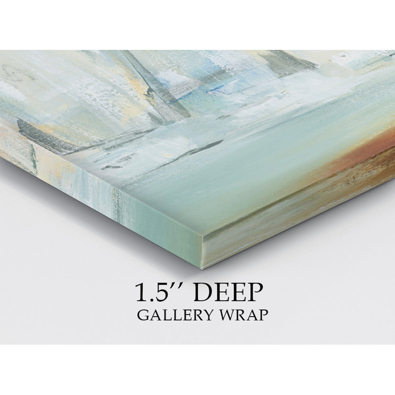«A Day to Sail I», reproduction sur toile tendue, H 12 po x l 8 po x P 1 po