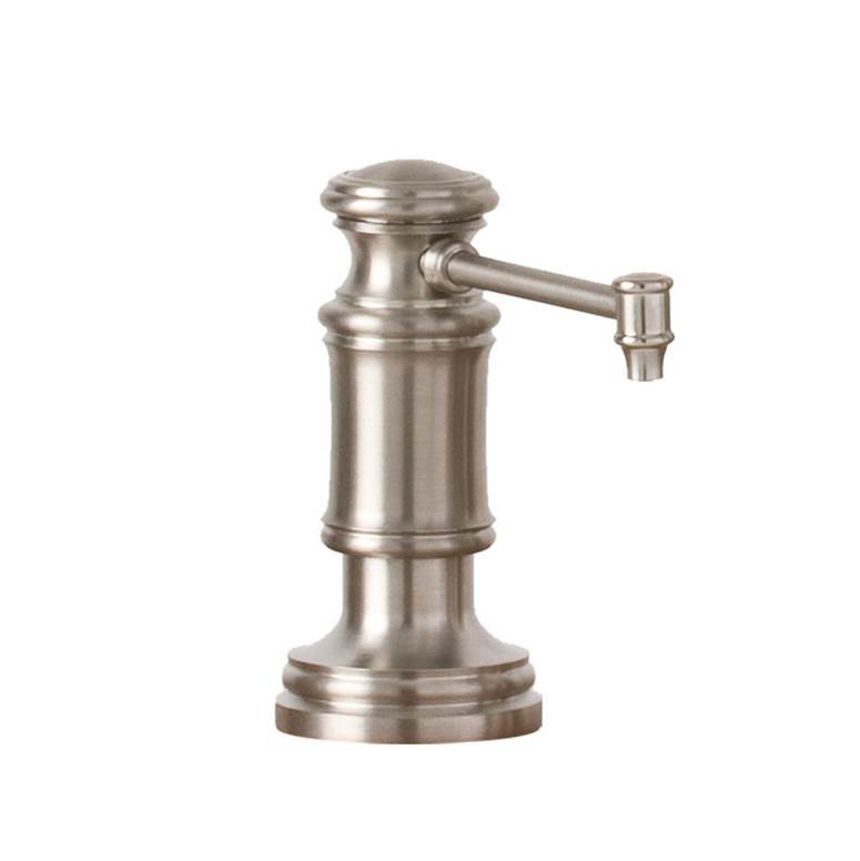 Traditional Soap/Lotion Dispenser - Straight Spout, Polished Nickel