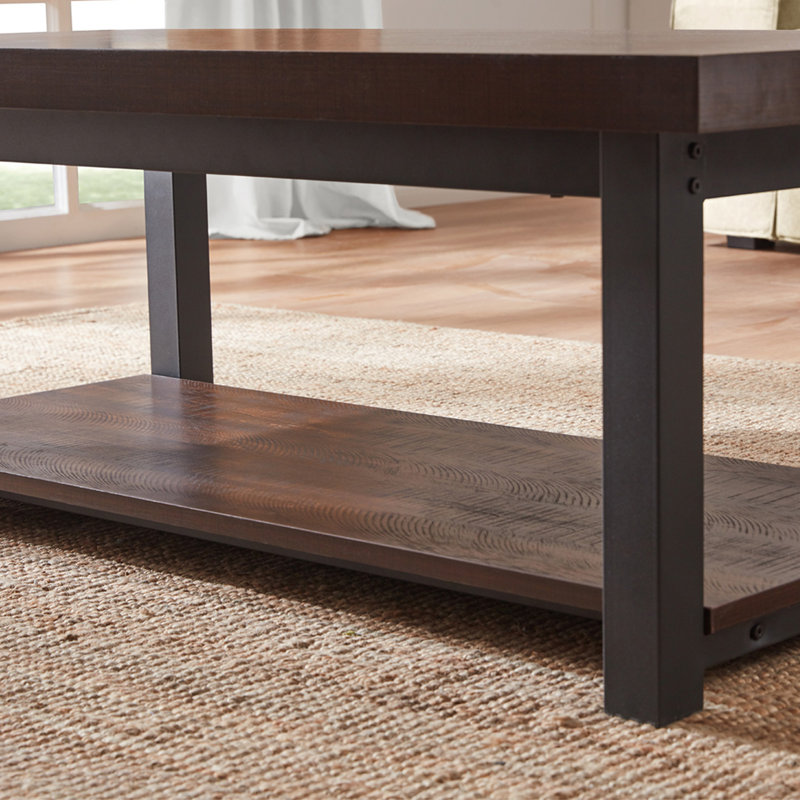 Table basse avec rangement frame