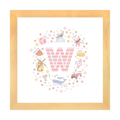 " Letter W "