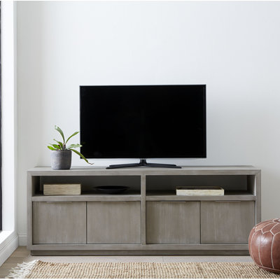 Meuble télé en bois massif pour téléviseur de 88 po ou moins Eloise