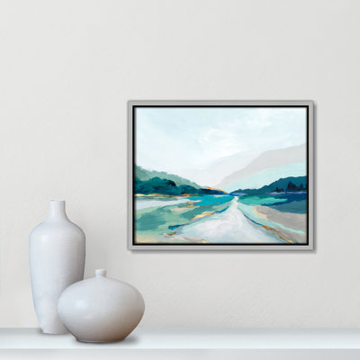 Hope Creek - Blue Version Print by Isabelle Z