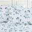 Ensemble de draps 4 pièces Southshore Fine Linens Myosotis Scorpioides en satin de coton 300 fils, poches extra profondes de 56 cm, format King, blanc-1057044790-1057044787