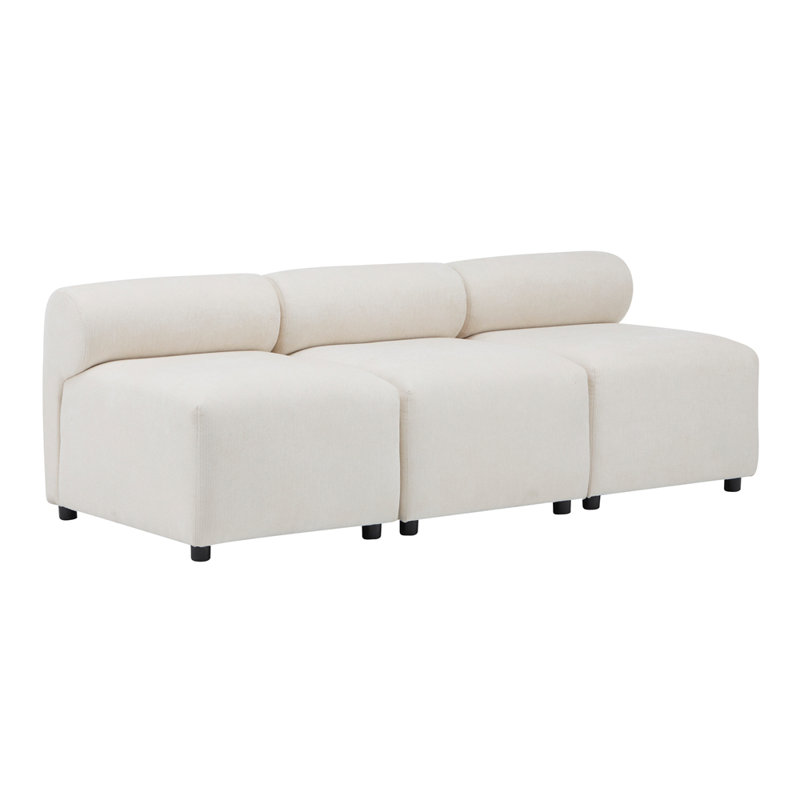 Canapé modulaire sans accoudoirs 3 pièces 78 pouces 3 pièces