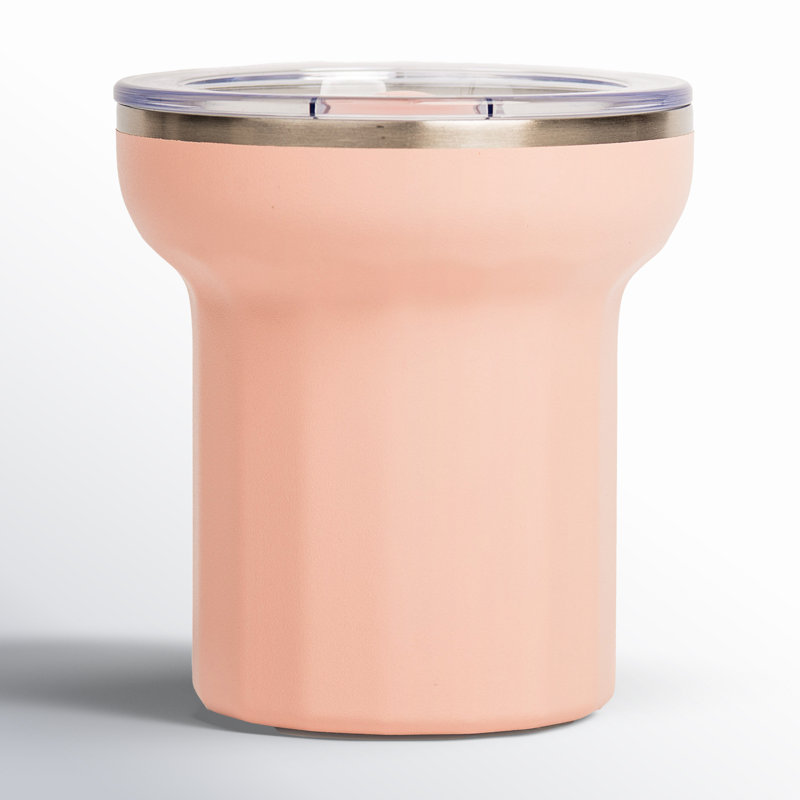 Vacuum Insulated Stainless Steel Cooler/ Travel Tumbler, Pink