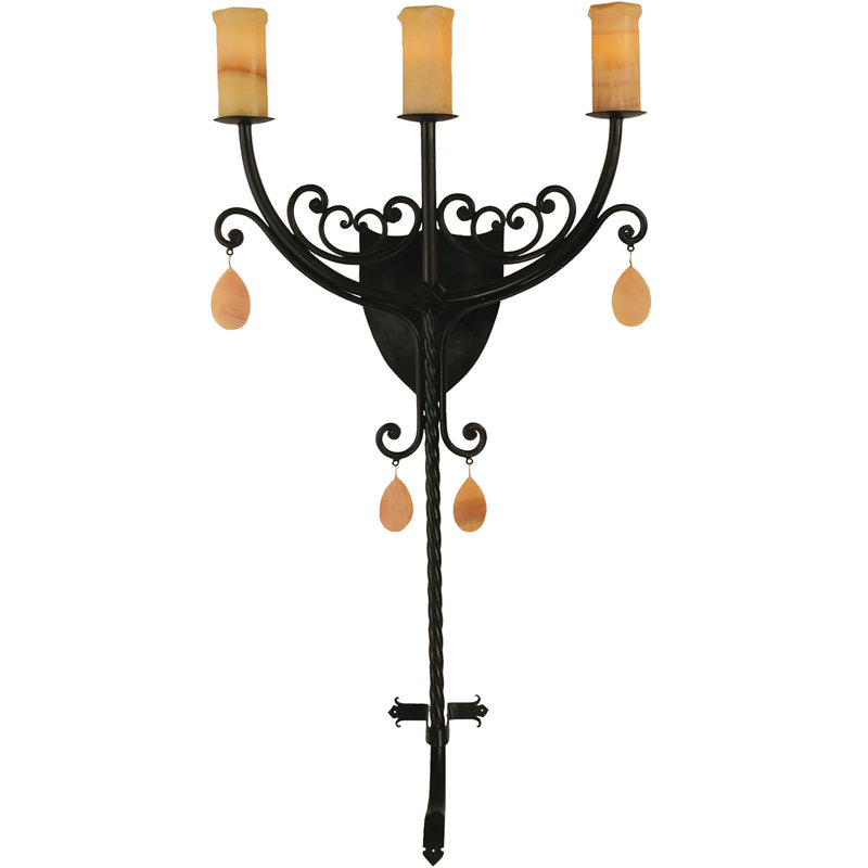 Escudo 3 - Light Armed Sconce, Rust