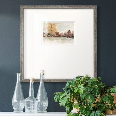 The Autumn VIew I, reproduction encadrée de qualité supérieure