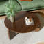 Table basse ronde en bois massif-687733899