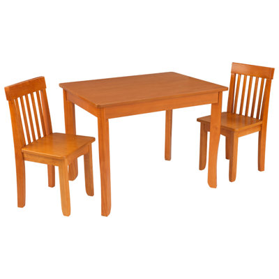 Wooden Avalon Table and 2 Chair Set