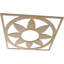 Médaillon de plafond en bois Blume-63412059-63412064