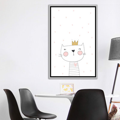 Chat avec des étoiles de la Couronne - impression d'art graphique