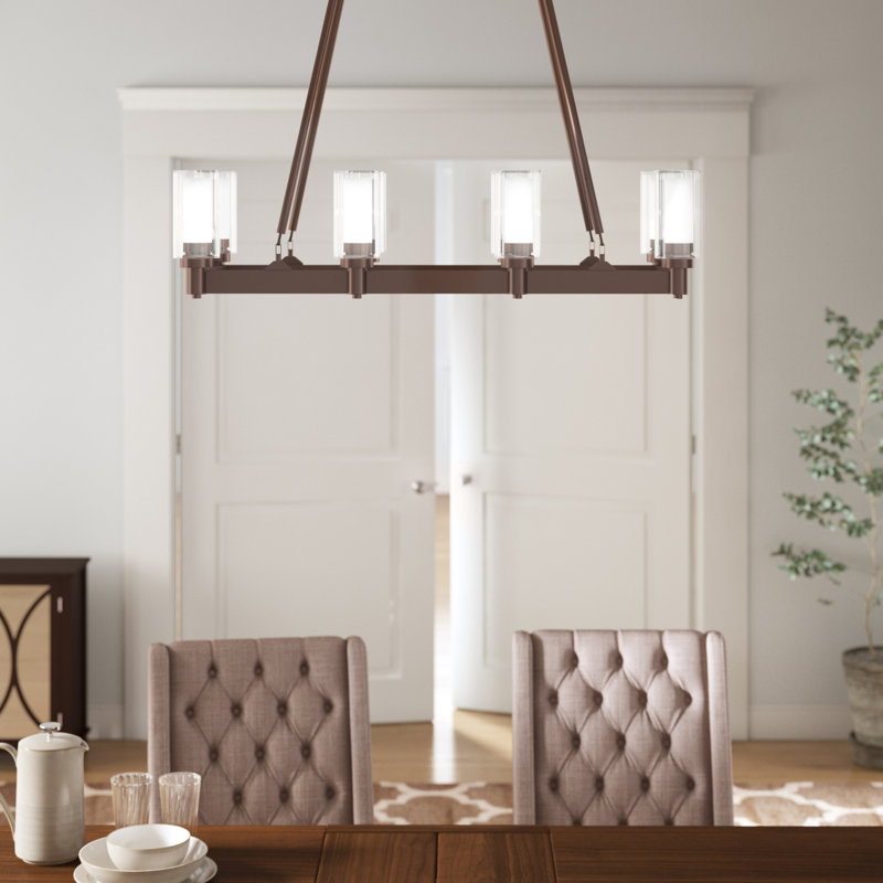 8 - Light Kitchen Island Pendant, Olde Bronze