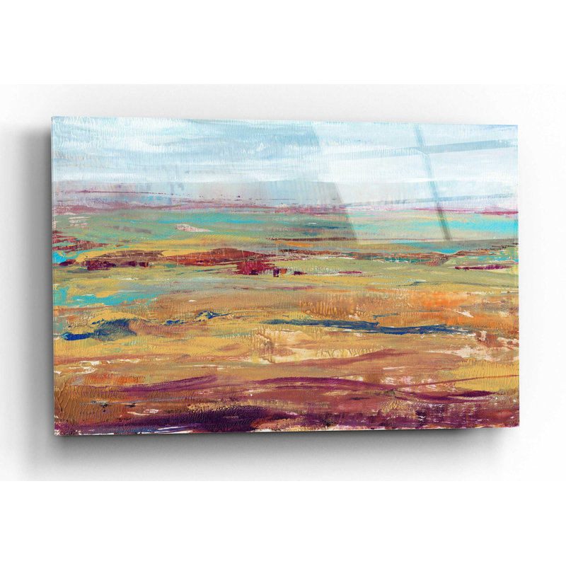 «Terra Vista II» par Tim O'Toole, art mural en verre acrylique, H 12 po x l 16 po x P 0,13 po