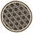 Rodgers Hand Woven Flat Weave Wool/Cotton Geometric Rug in Chocolate-928567294