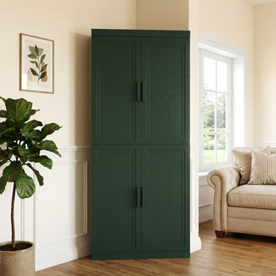 Armoire de rangement en coin, tablette de coin empilable pour le salon, la chambre à coucher, la cuisine, placage en bois massif