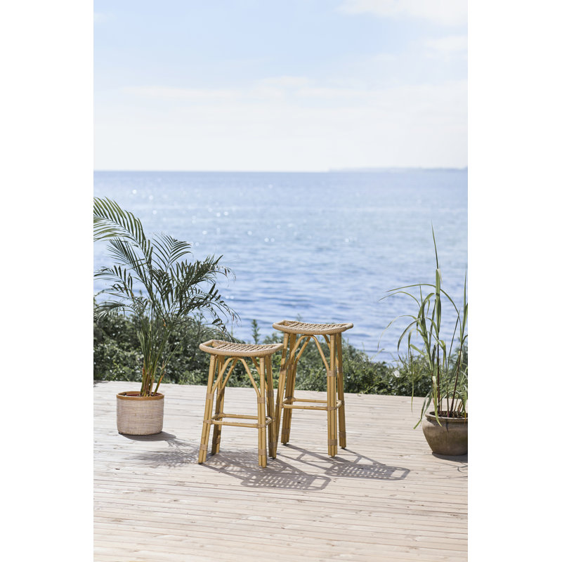 Salsa Outdoor Bar Stool, Natural