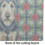 Planche à découper Welsh Terrier Christmas PoinsettIas