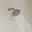 Robinet de douche à fonction unique avec pomme de pluie ronde et ensemble de garniture de valve à pression équilibrée-117465995
