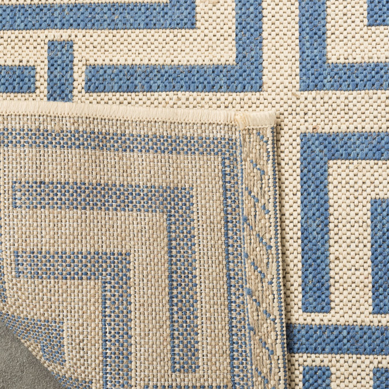 Derric 100 Performance Geometric Indoor/Outdoor Area Rug, Rectangle 9' x 12'