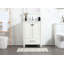 Meuble-lavabo simple 24 po avec plateau en marbre Hines-1649257908