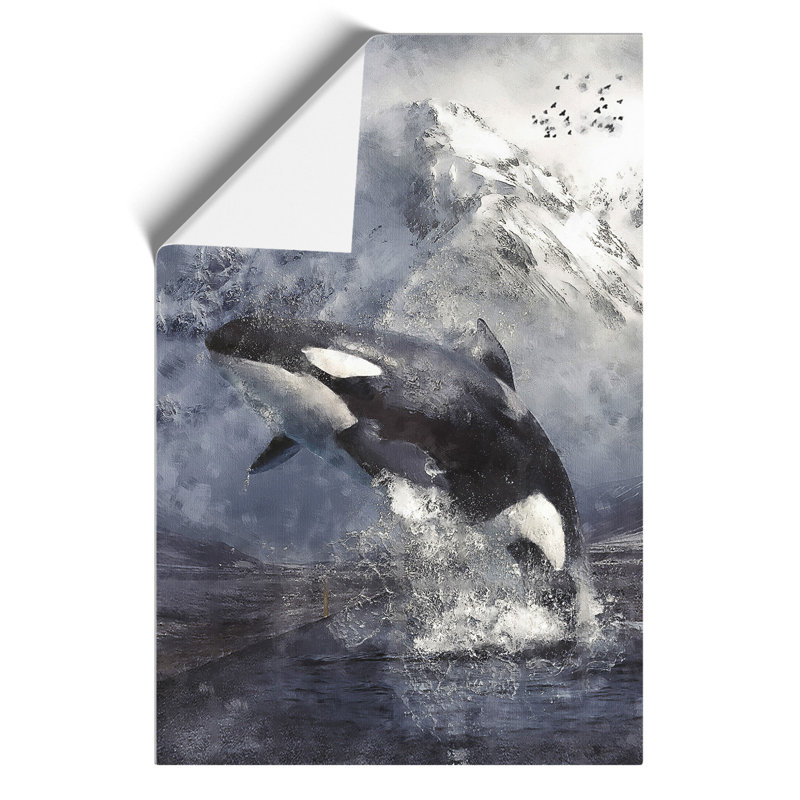 Killer Whale - No Frame Print, 42cm H x 30cm W x 0.1cm D