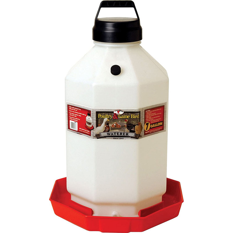 Plastic 7 gal. Waterer For Up To