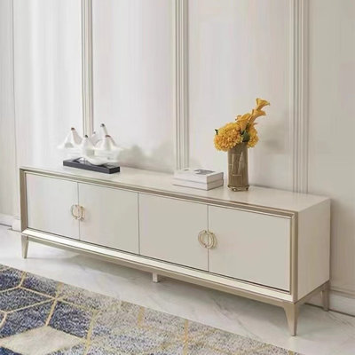 Light luxury modern solid wood TV cabinet
