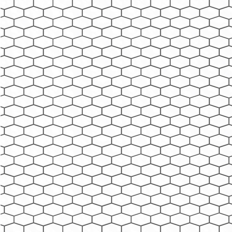 Carrelage mosaïque auto-adhésif en aluminium 34 po x 88 po