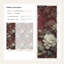 Papier peint floral rétro avec décoration murale papillons-651855393