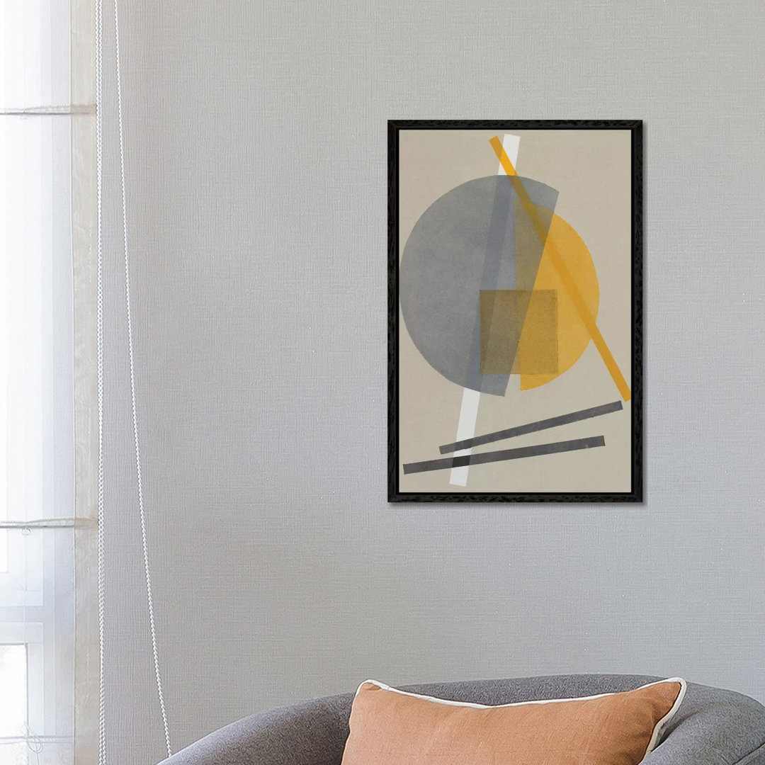 Hommage an das Bauhaus V von Rob Delamater - Galerie-umwickelte Leinwand Giclée auf Leinwand