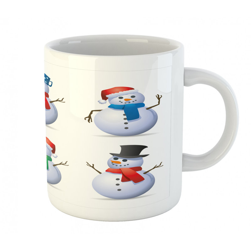 Grande tasse à café snow