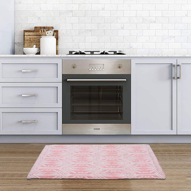 Koss Striped Polyester Anti-Fatigue Kitchen Mat