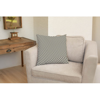 Coussin décoratif à pois