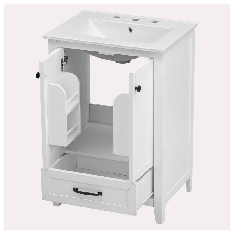 24" Bathroom Vanity with Sink