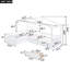 Twin Size House Platform Bed With Three Storage Drawers-516372703