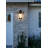 Belgrade Outdoor Wall sconce in Black-1355592050