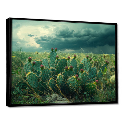 Décoration murale cactus et la tempête du désert - cactus