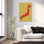 Art contemporain, paysage contemporain rétro minimaliste