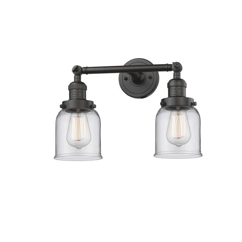 ClipperCove 2 - Light Dimmable Vanity Light, Oil Rubbed Bronze, 6 Watt Vinage LED Bulb, Clear