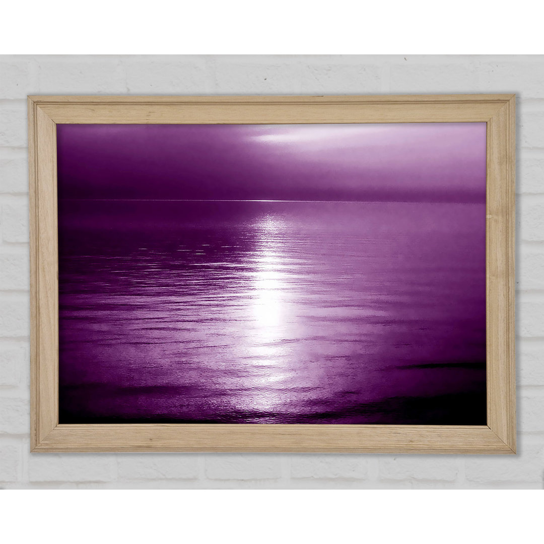 Gerahmtes Leinwandbild Serenity Mauve