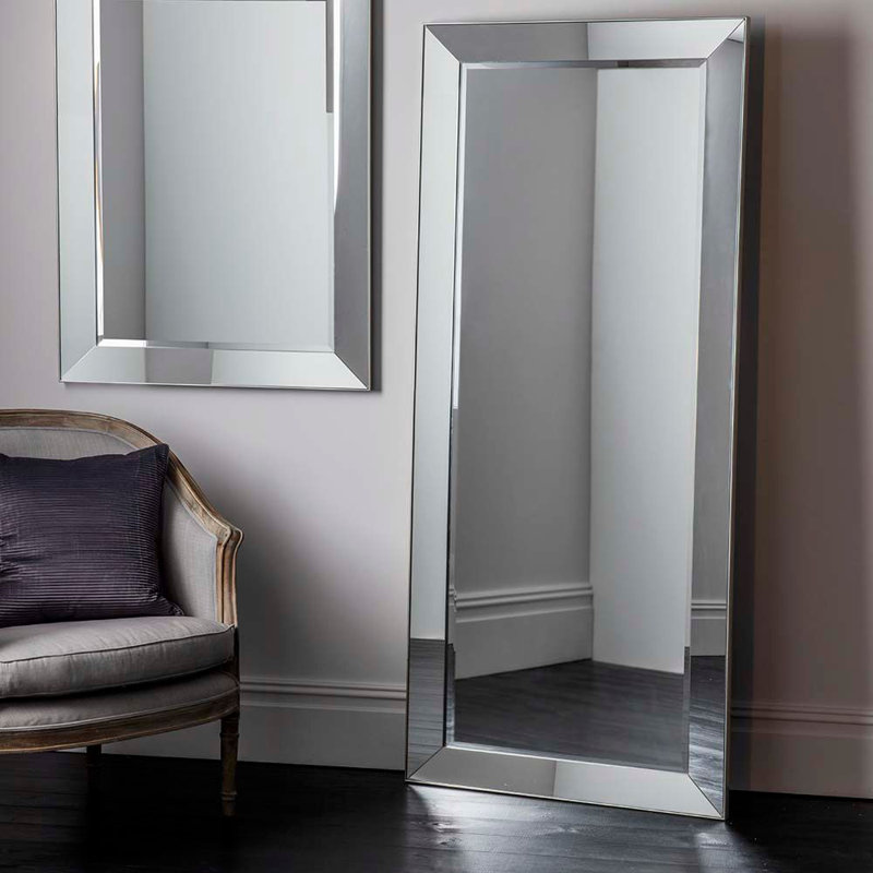 Fontana Metal Flat Wall Mirror