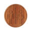 Plaque de porte en bois pour salle de bain-121323716