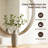 Round Wood Frame Wall Mirror – 2.5-inch Thick Frame-495606371-489116688